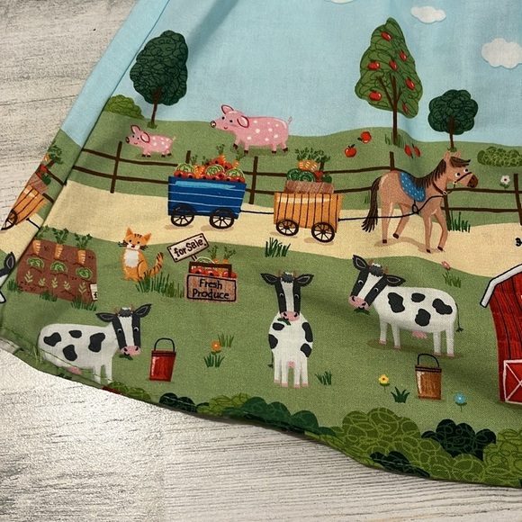 Ricrac & Ruffles Farm Animals Dress Size 2T NWT - Picture 2 of 9